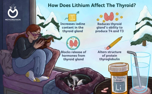 ارتباط لیتیوم و هورمون های تیروئیدی