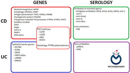 تفاوت سرولوژیک و ژنتیکی CD و UC